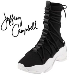 Jeffery Campbell Lace up Platform Sneakers